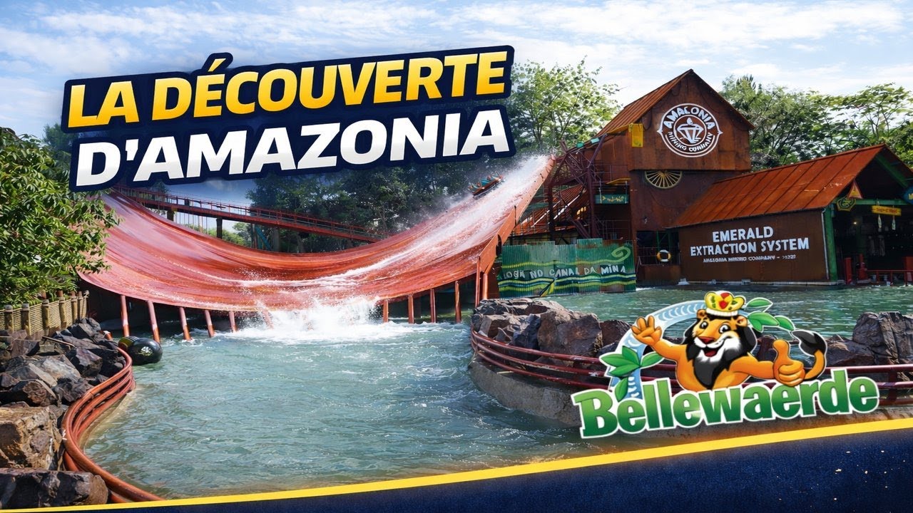 Découverte d’AMAZONIA à Bellewaerde 🌊 | Une attraction surprenante – Vlog #7