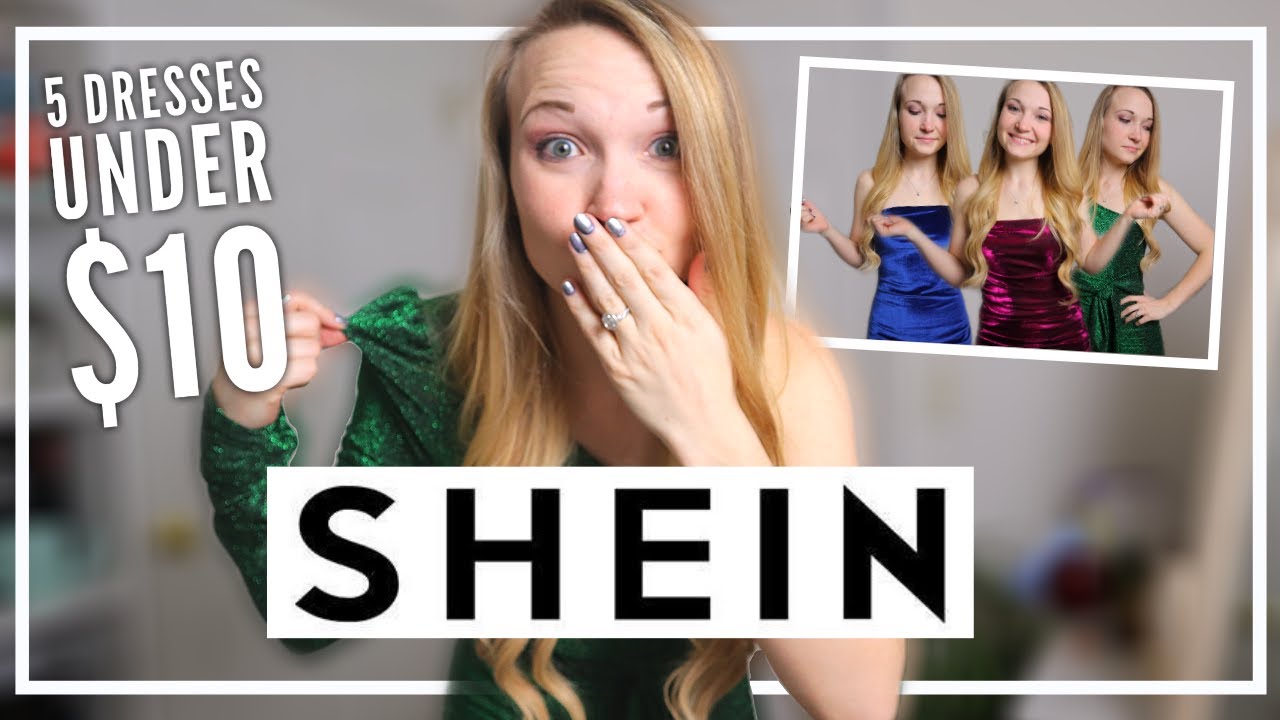 SHEIN PARTY DRESS HAUL | Cheap Dresses // Affordable Holiday Dresses // Holiday Dress Haul