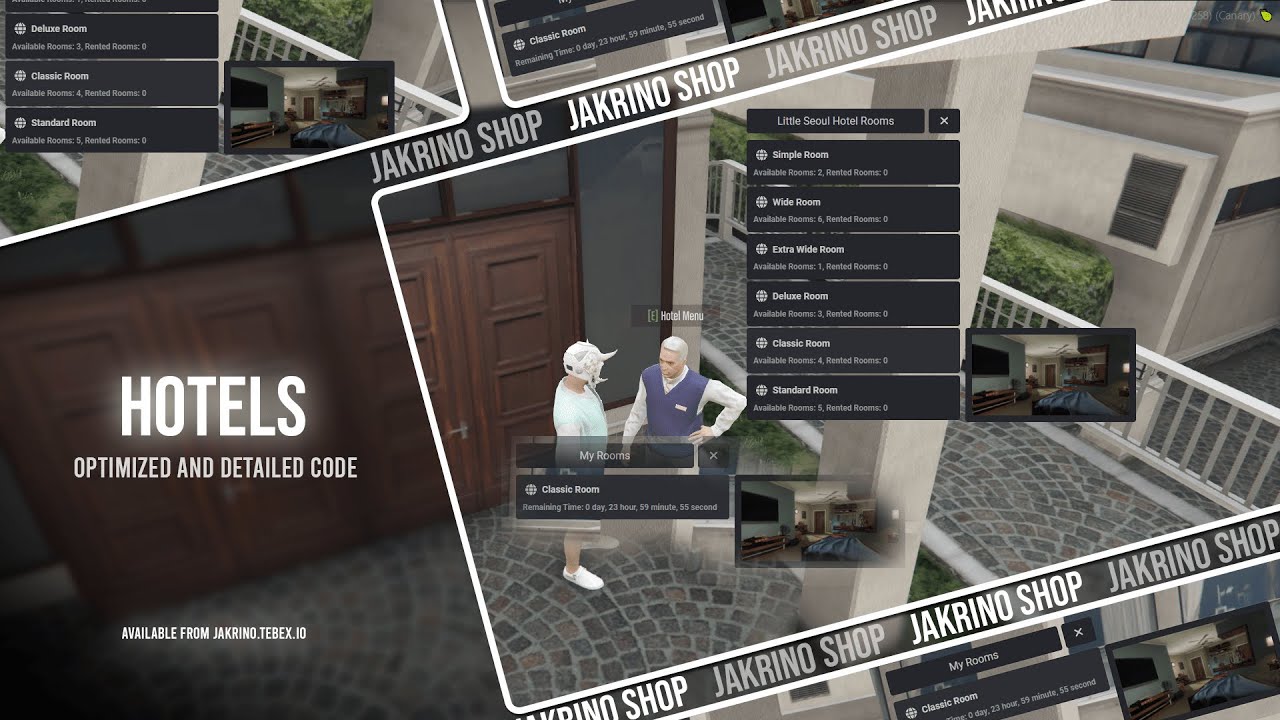 Fivem Motel Script | Jakrino Hotels