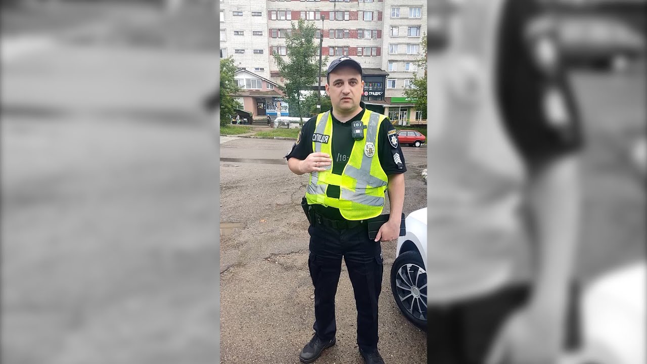 ПОЛІЦІЯ порушує ПДР про 8 метрів  Це теж Гвардійці Петра POLICE violate traffic rules