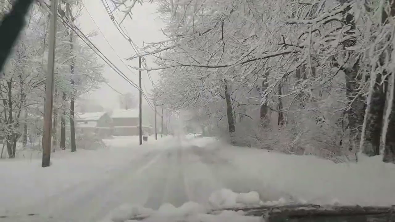Snow Driving in Beautiful Monmouth County (2002 Jeep Grand Cherokee WJ)