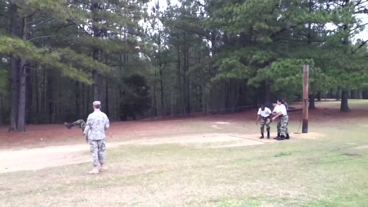 Hunt AFJROTC Rope Bridge 2010-2011 Raider