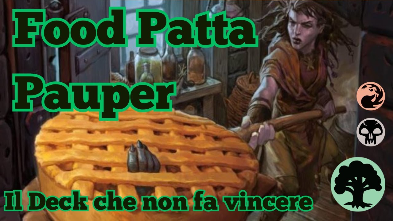 Pauper AntiMeta ▶️ Jund Food Patta ⚫🔴🟢🥧🍪⌛ [MTG ITALIA🇮🇹]