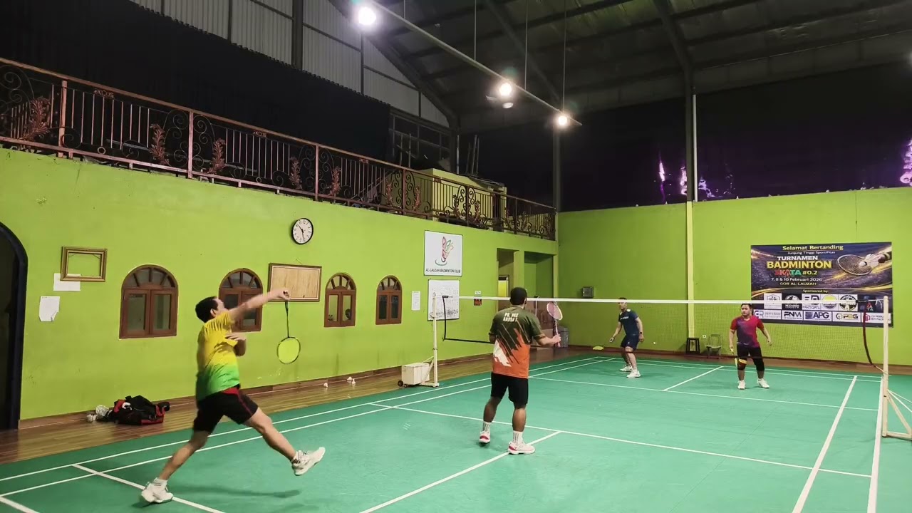 Andra/Schu🥇vs Rega/Riyan #Allauzah #BadmintonIndonesia #Badminton 🎗️✨🥊