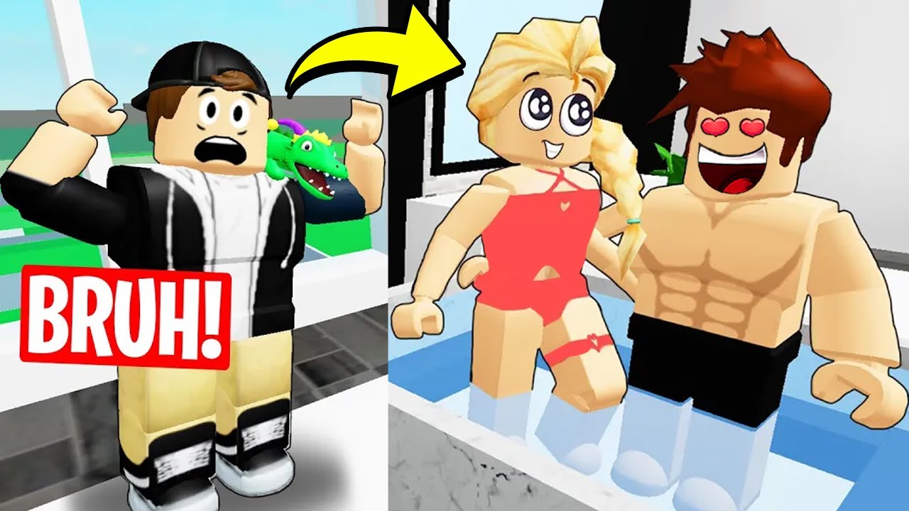 my step bro has an online girlfriend in roblox...