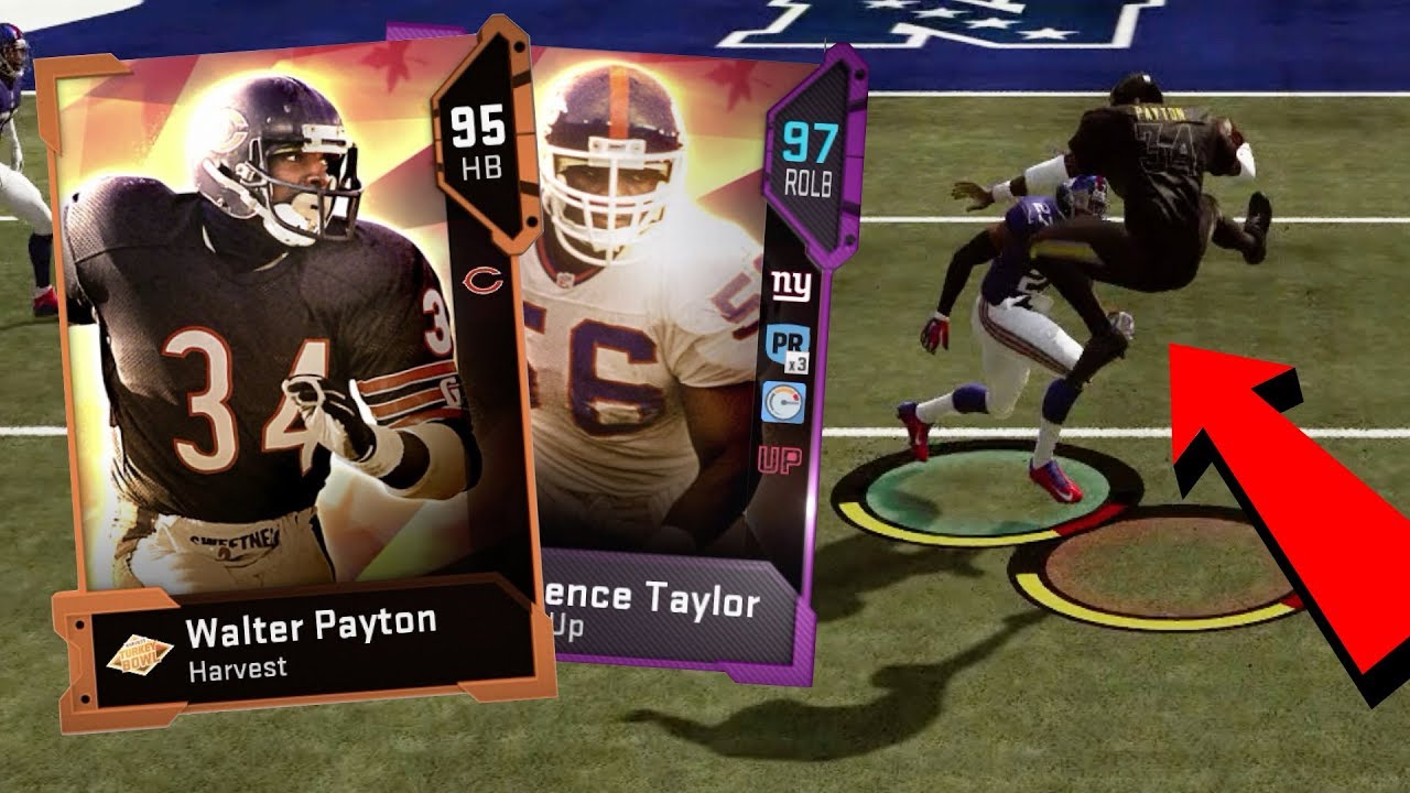 WALTER PAYTON 400 YARDS RUSHING! *INSANE* - MADDEN 19 GAMEPLAY