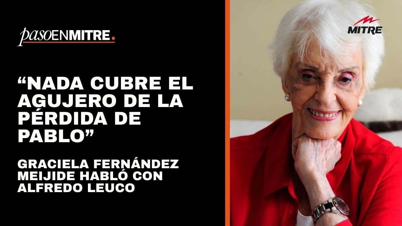 Graciela Fernández Meijide habló con Alfredo Leuco en Radio Mitre