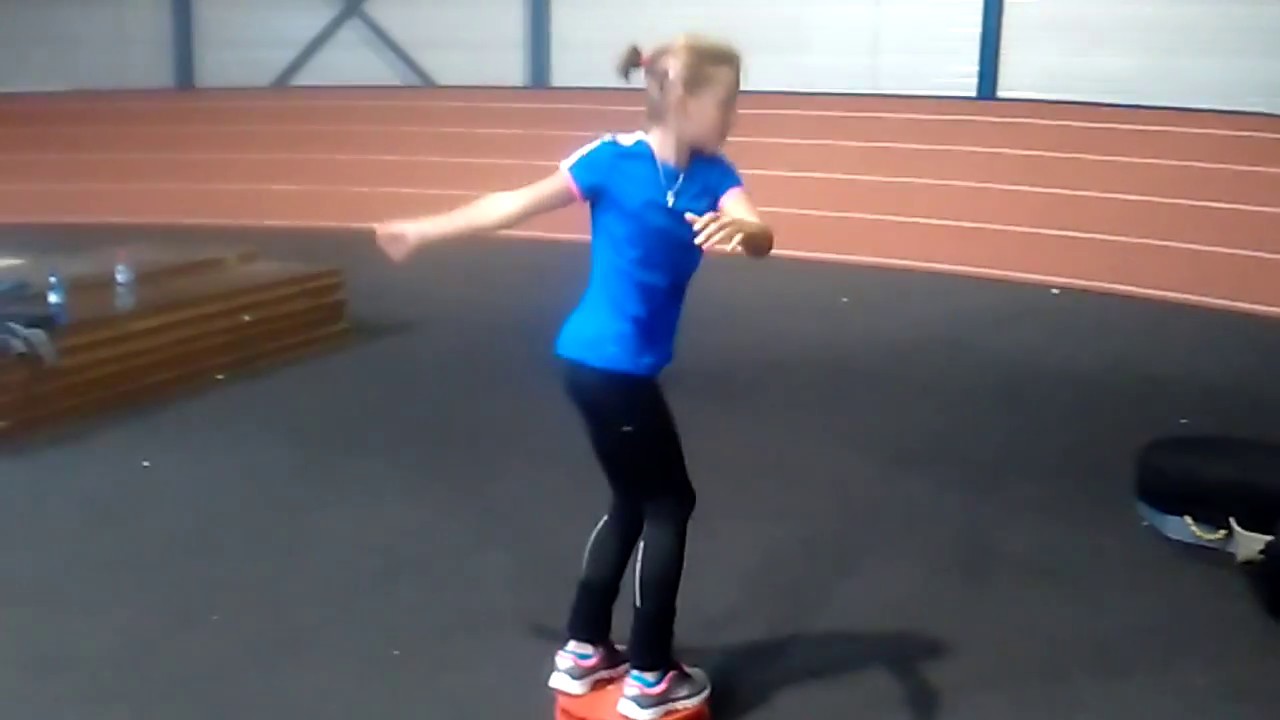 Spinner with no motor demonstration figure skating training.