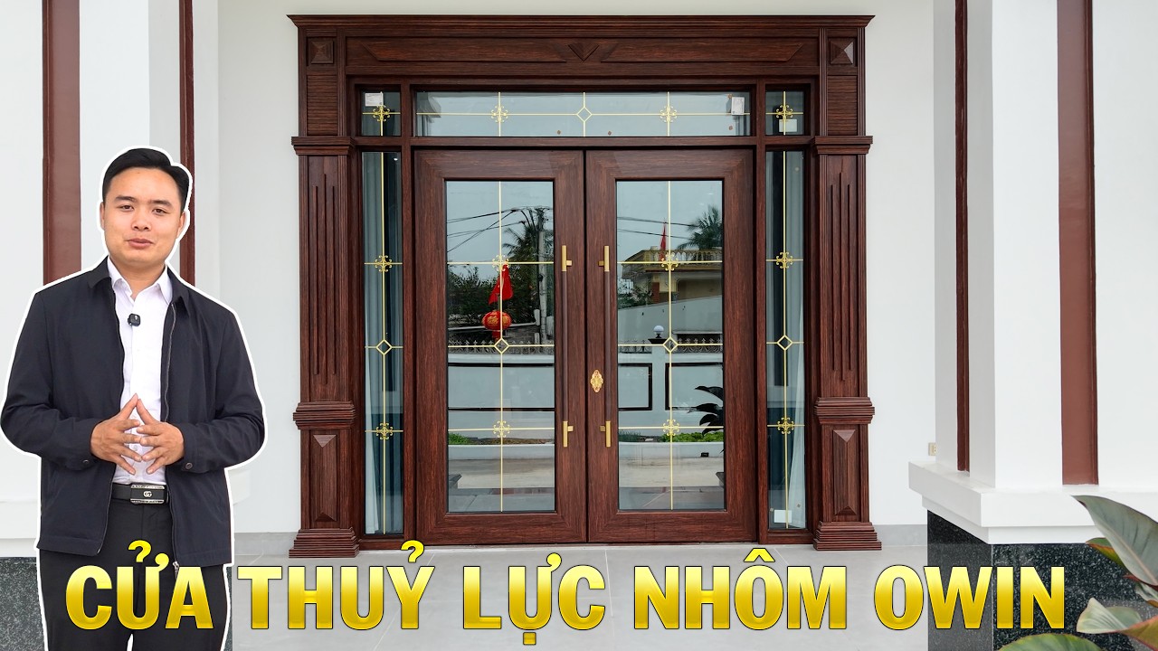 Mẫu Cửa Nhôm Thuỷ Lực Owin, Kính Hộp Cách Âm Cách Nhiệt, Phào Cung Đình || odoor