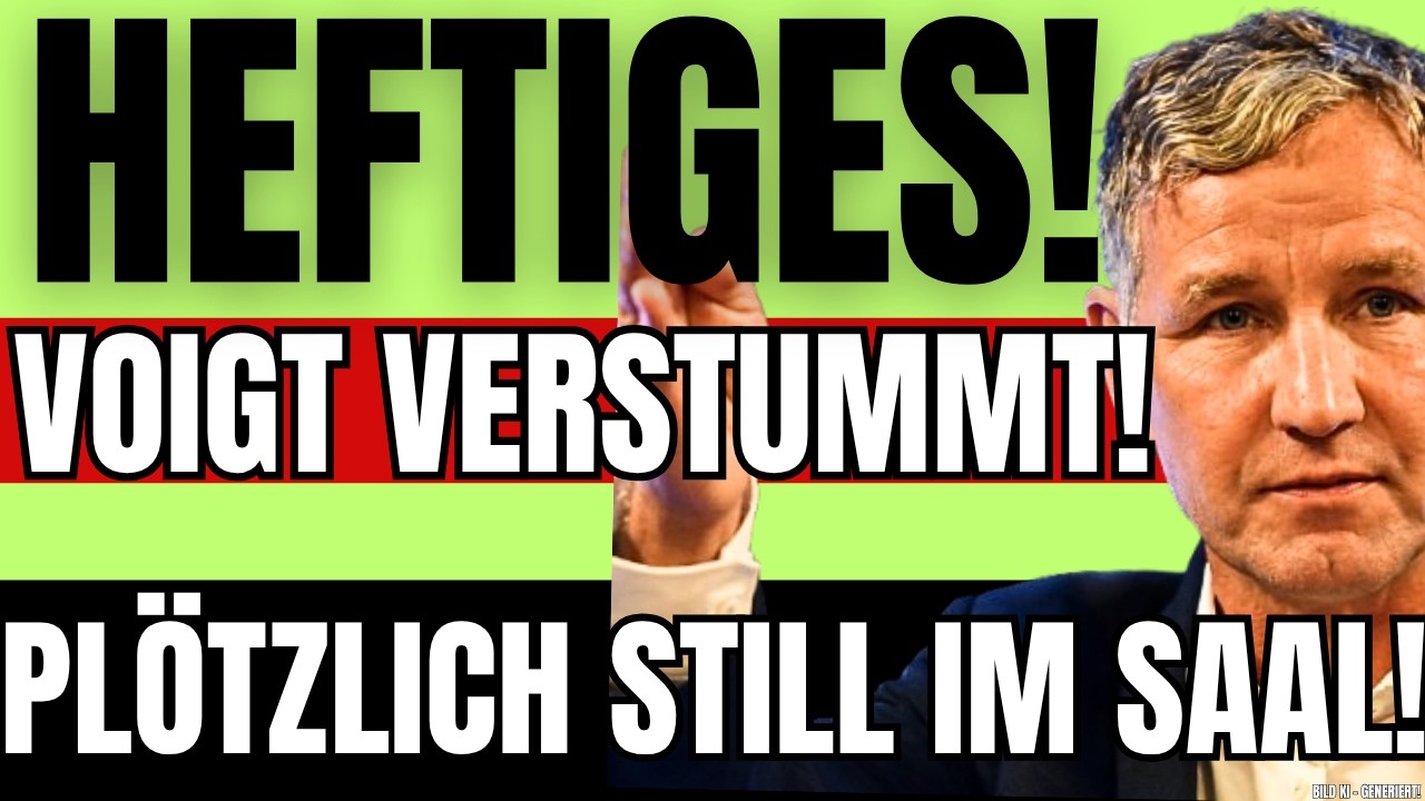 HEFTIG! AFD H&ouml;cke ZERLEGT Merz-Kollege Voigt so BRUTAL &ndash; er VERSTUMMT komplett!