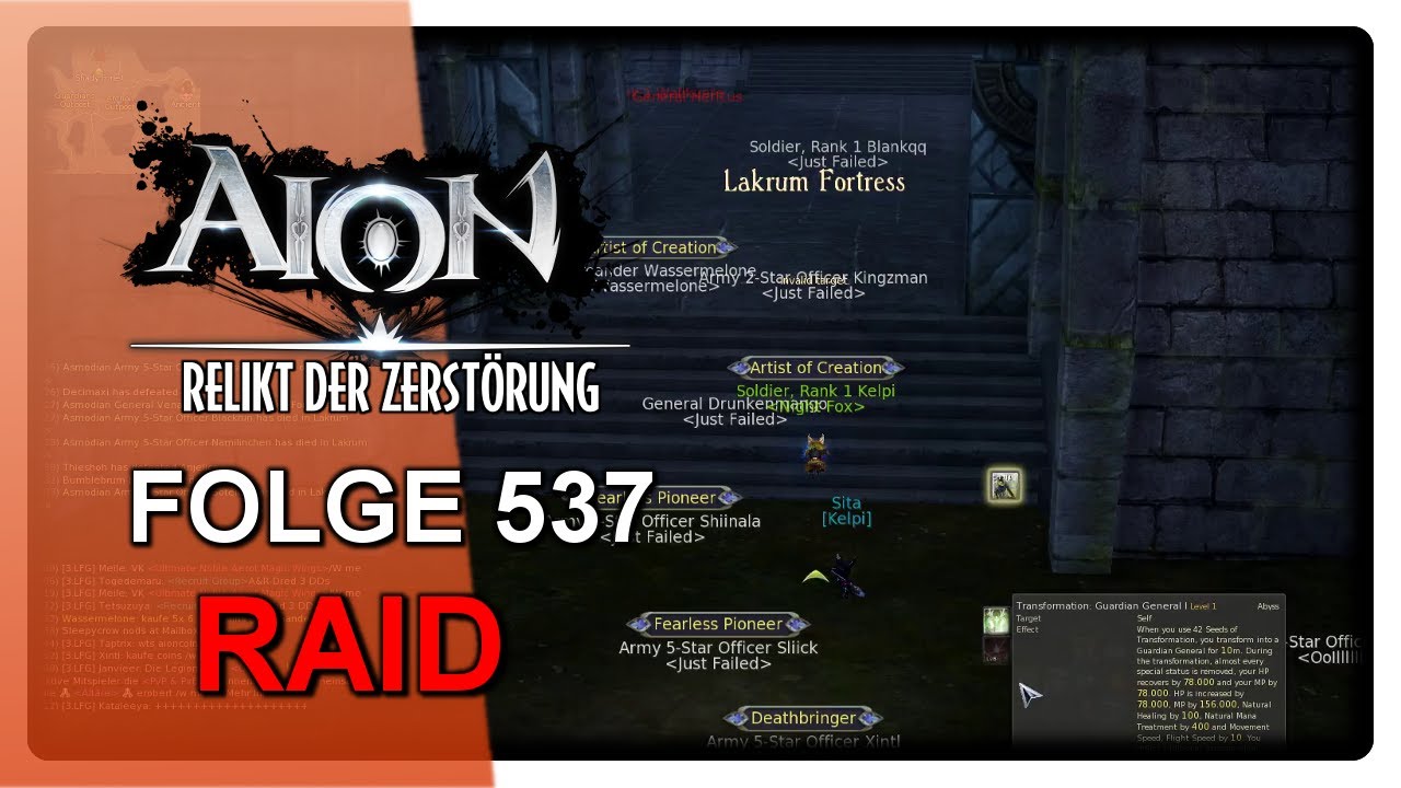 Lakrum Raid vor Patch 7.0 | Letzter vernünftiger Raid - LETS PLAY AION #537 [6.5] [Deutsch]