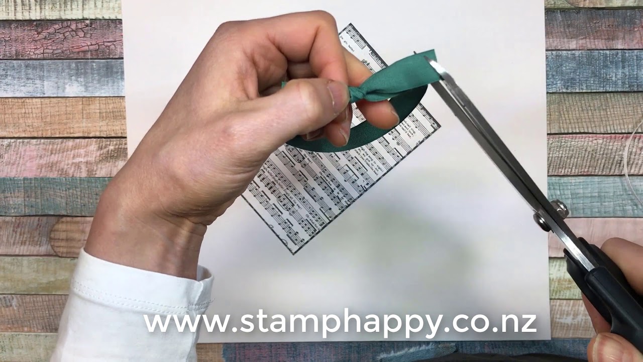 Stampin' Up! Ribbon   How to Tie a Neat Knot Easily