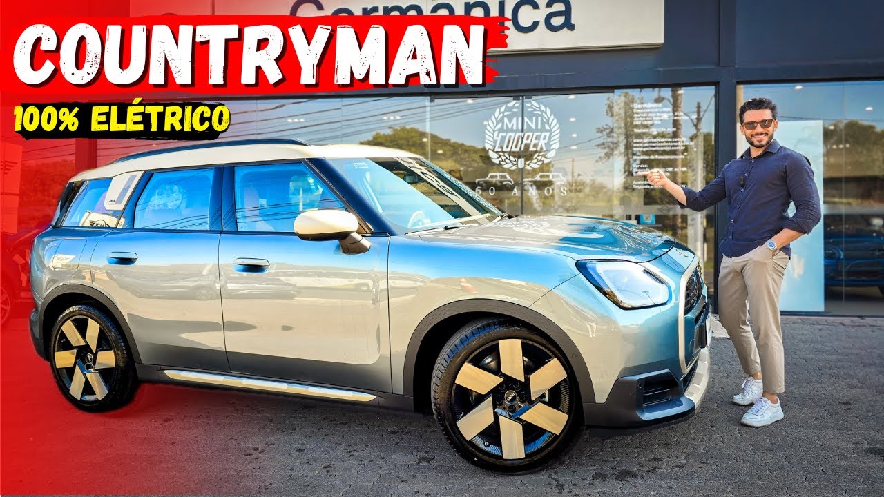 NOVO MINI COUNTRYMAN 2025 agora com 300cv ELÉTICO
