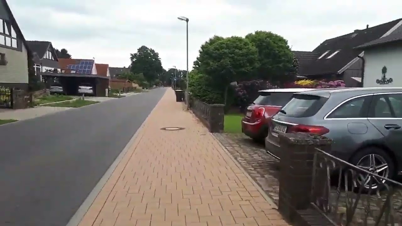 Heute fahre ich mit den Fahrrad  von Nienhagen bis  Wathlingen