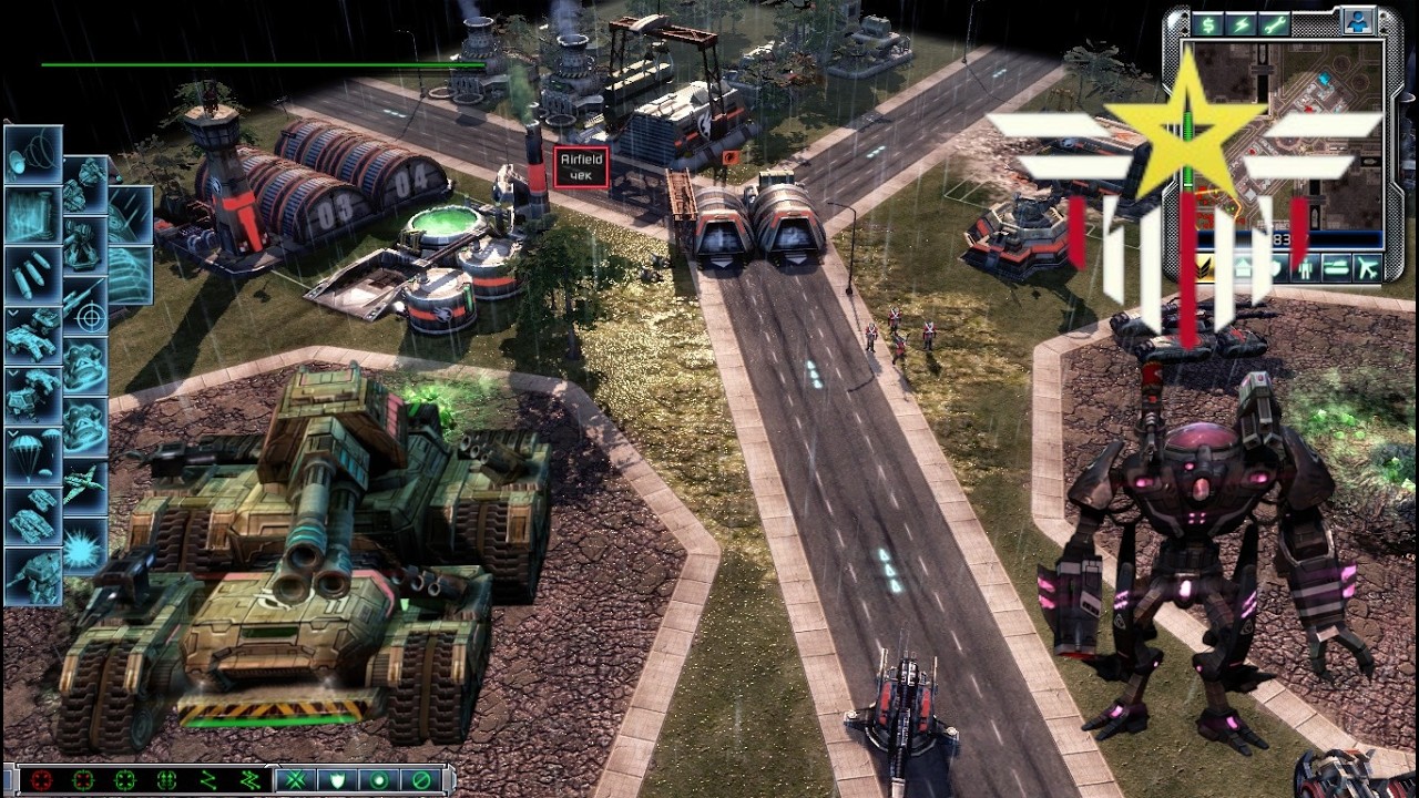 Command & Conquer 3: Kane's Wrath Mod Tiberium Resonance Битва между Гзб и Нод