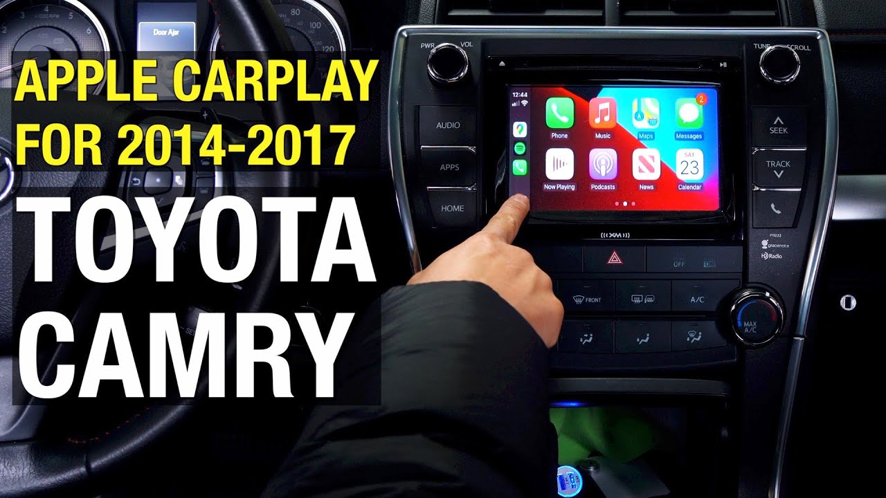 Toyota Camry 2014-2017 | Проводной Apple CarPlay Android Auto | Установка и демонстрация