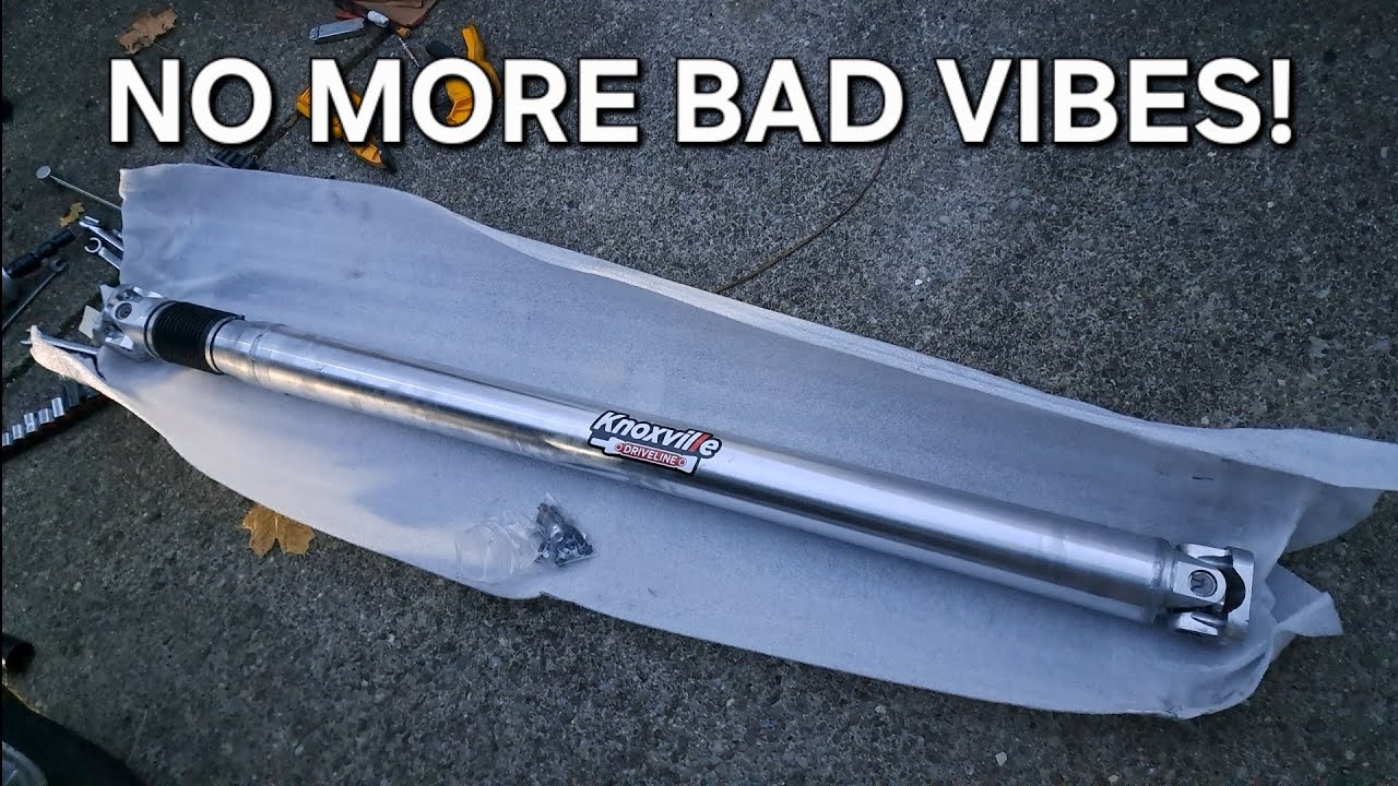 Tacoma Carrier Bearing Delete / One Piece Driveshaft Conversion / No More Vibration