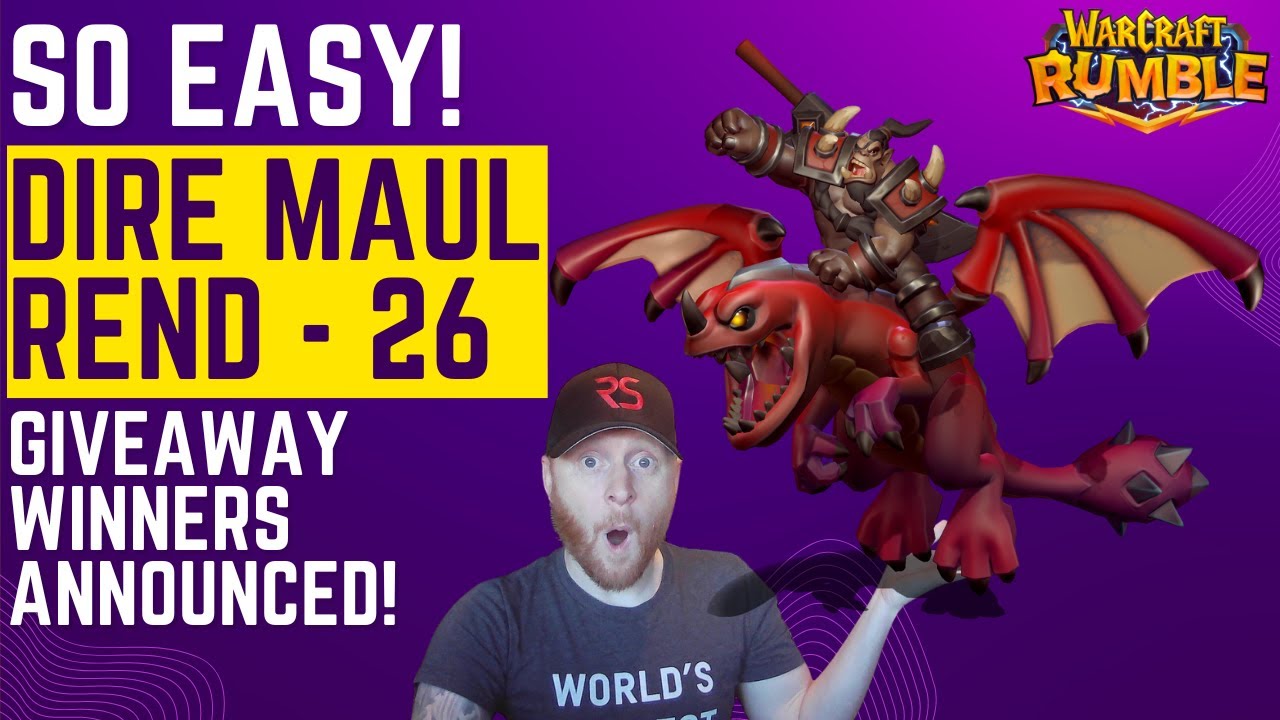 Rend DOMINATES Dire Maul Dungeon Guide - Warcraft Rumble