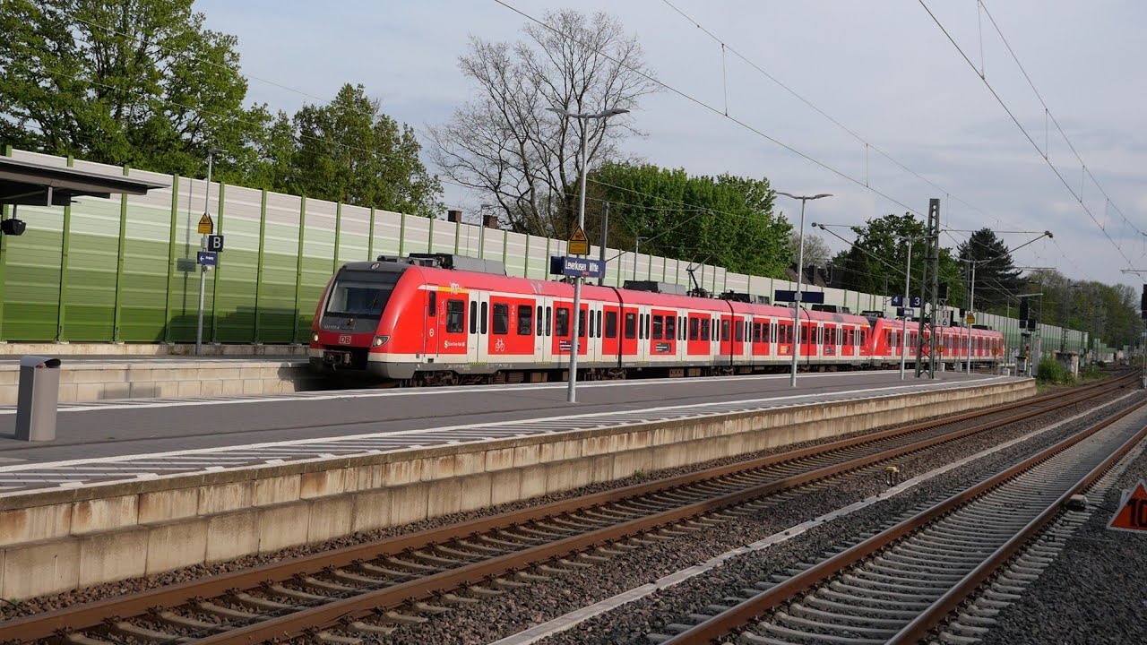 Züge in Leverkusen Mitte Mit Br 462 182 101 193 147 422 401 402 412 266 407 408 403 411
