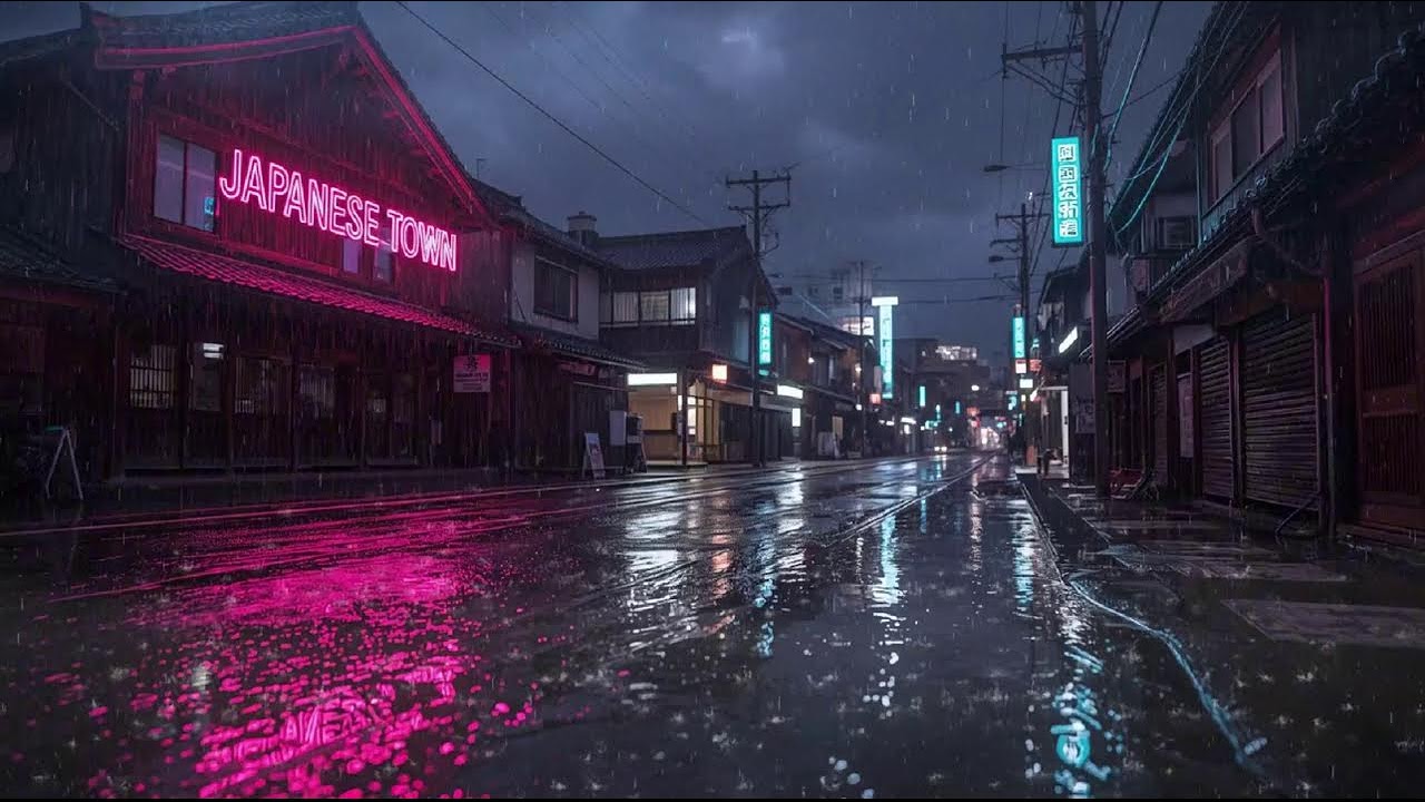 Night Rain Ambience 🌙 Lofi Beats for Focus, Relax & Quiet Moments #90