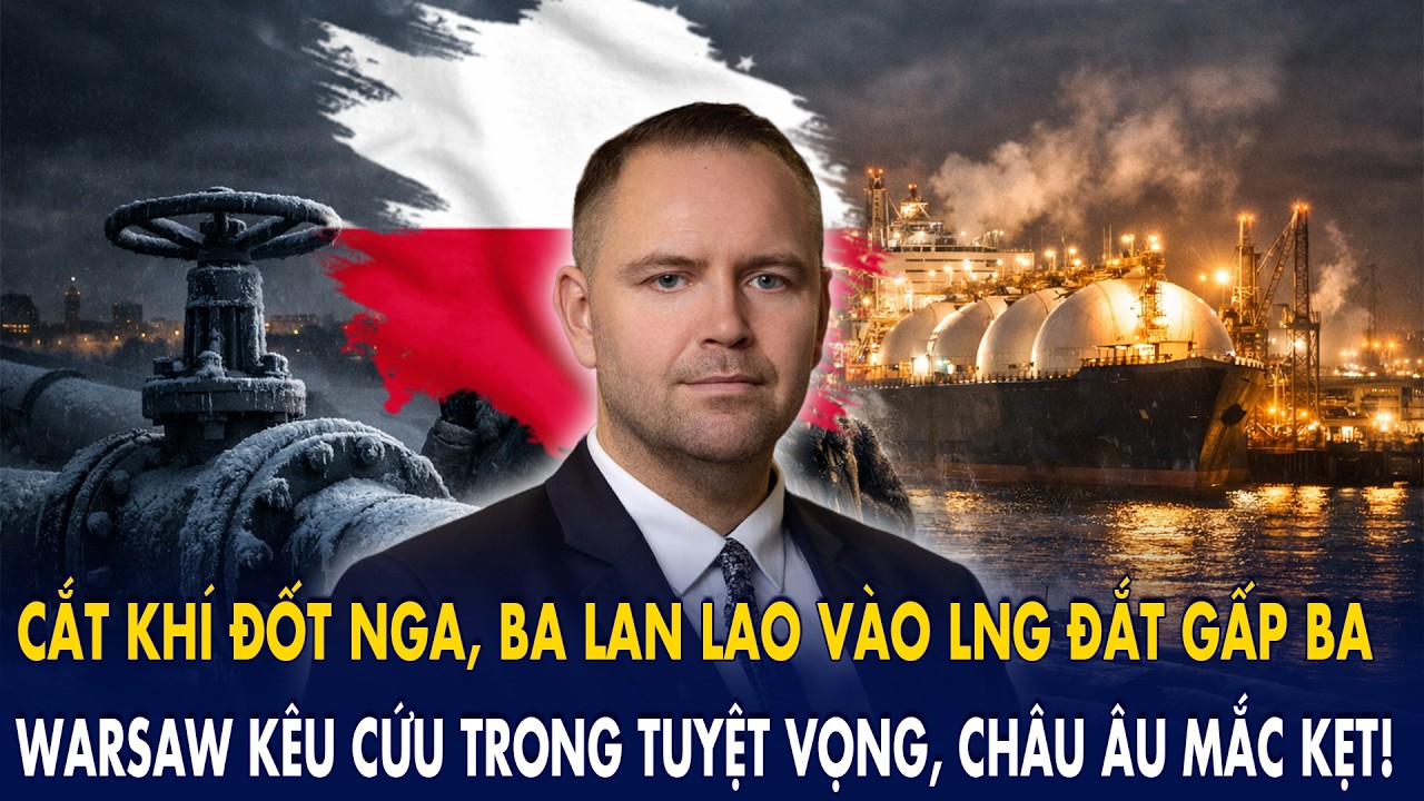 Cắt khí đốt Nga, Ba Lan lao vào LNG đắt gấp ba: Warsaw kêu cứu trong tuyệt vọng, châu Âu mắc kẹt!