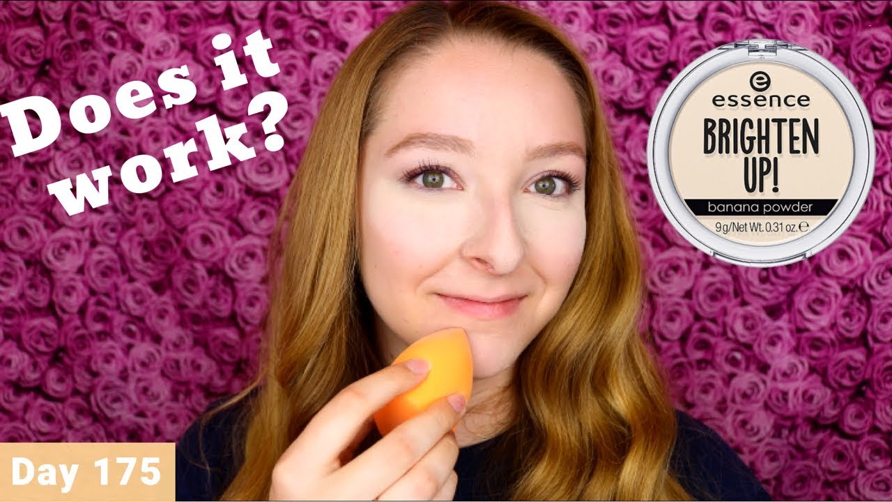 Essence Brighten Up Banana Powder Review | Day 175 of Trying New Makeup Every Day