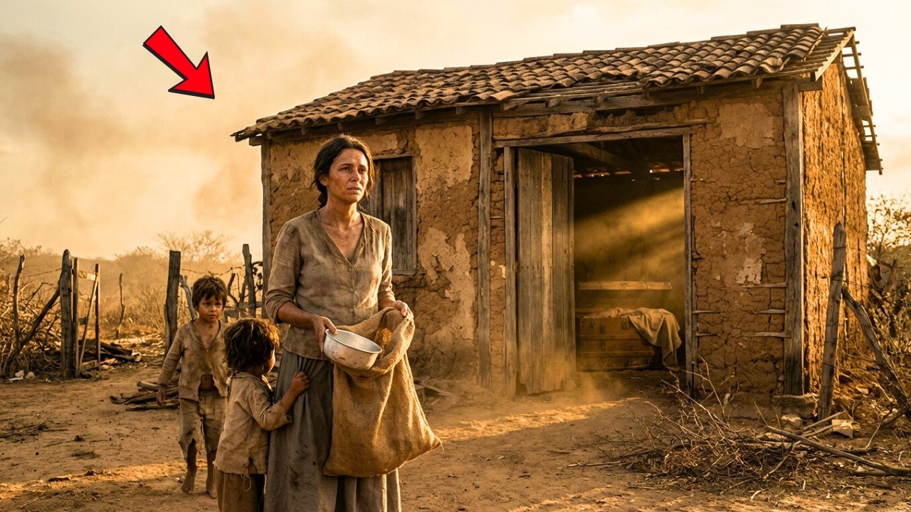 Viúva fica SEM COMIDA com os filhos… até que encontra um RANCHO ABANDONADO… e o que vê lá dentro