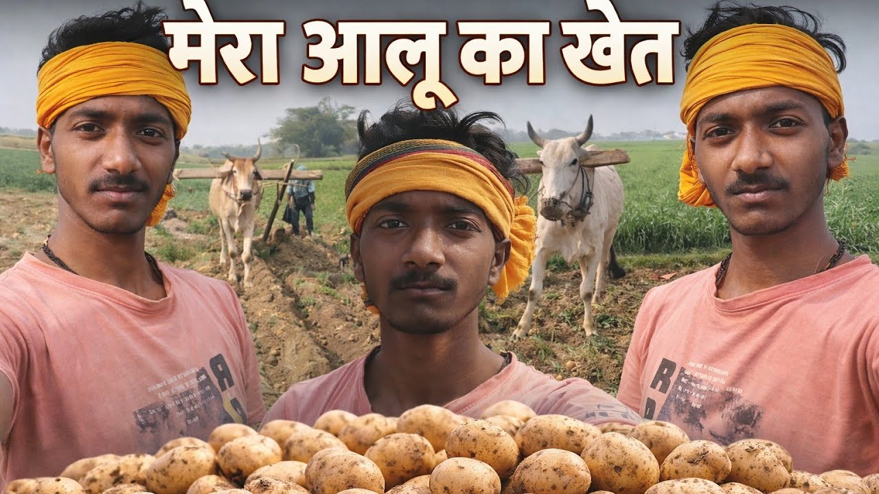 (Day 29) Mera aalu ka khet ka vlogs video 😯😲 