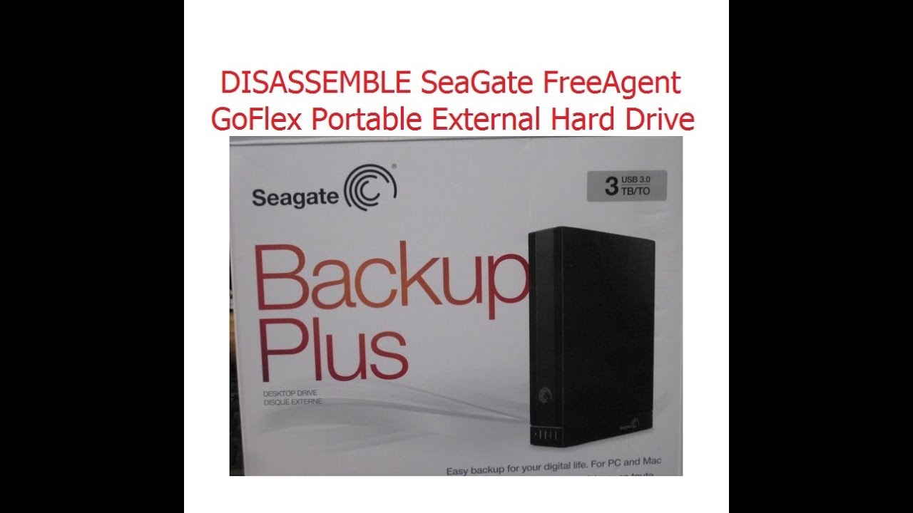 How to open SeaGate FreeAgent GoFlex Case