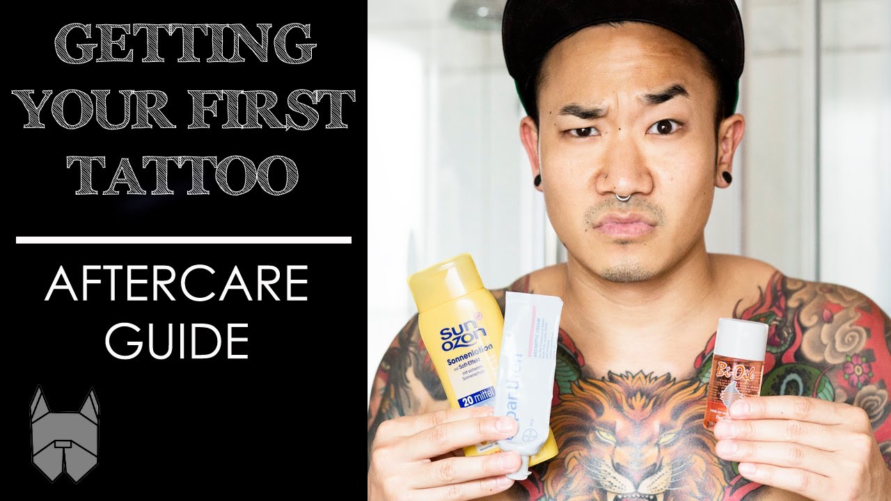 GETTING YOUR FIRST TATTOO | AFTERCARE GUIDE