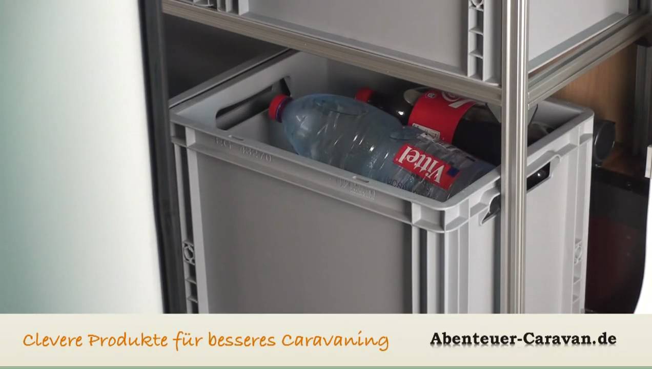 Regalsystem für die Heckgarage