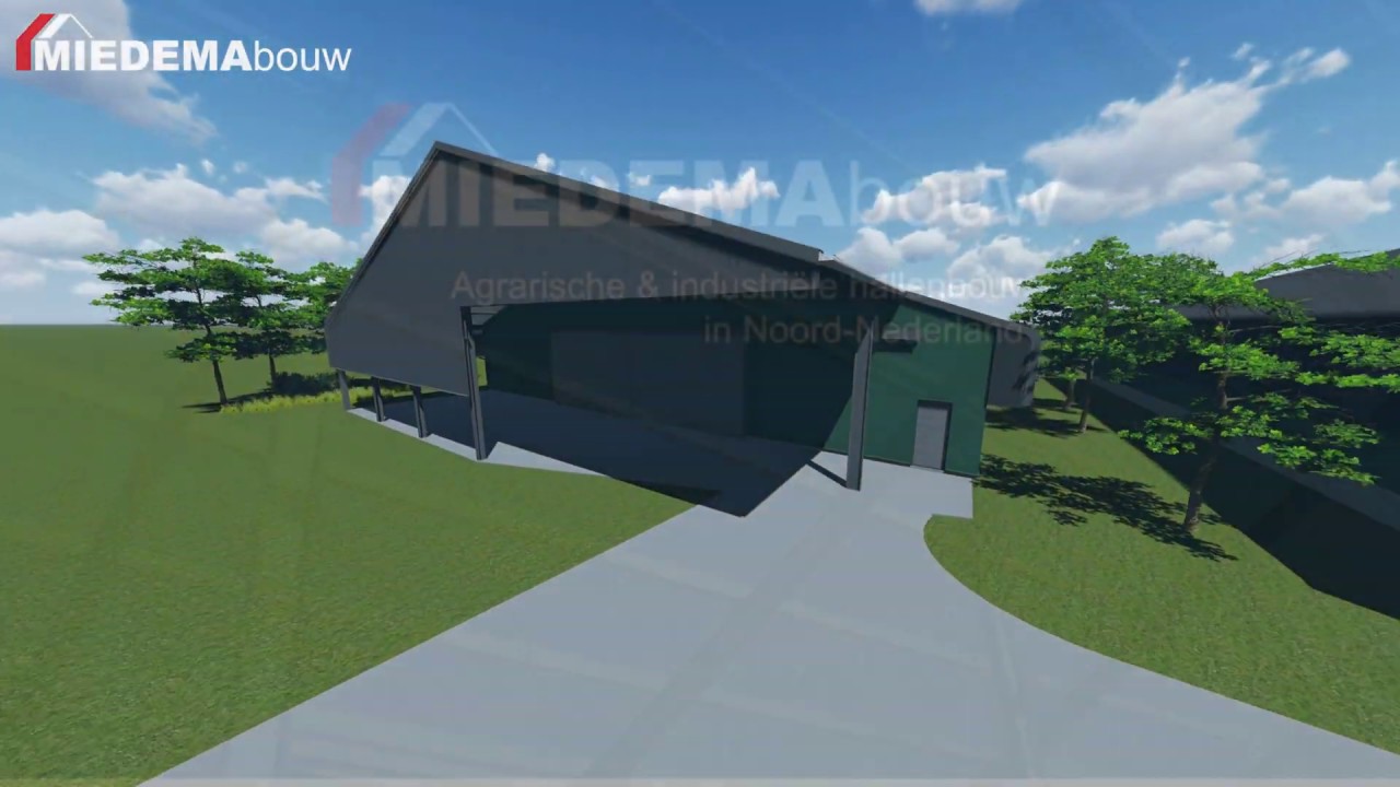 3D ontwerp bewaarschuur Barendregt BV
