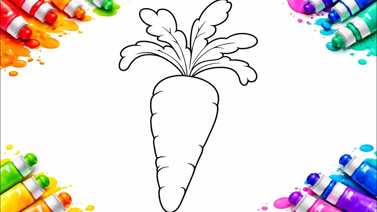 “I Drew a Carrot… and It Came to Life 🥕✨”
