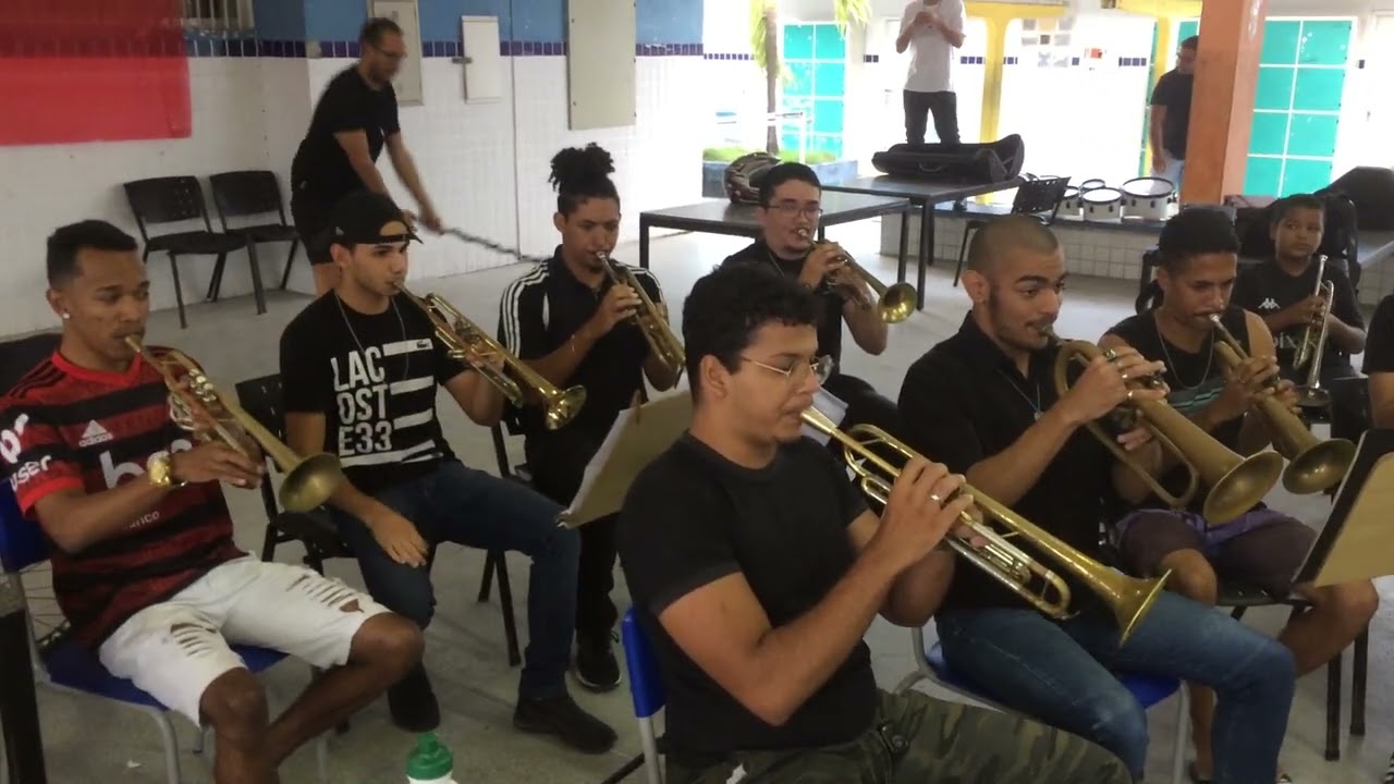 Banda Marcial Luiz Ramalho - La Isla Bonita (Madonna) Ensaio