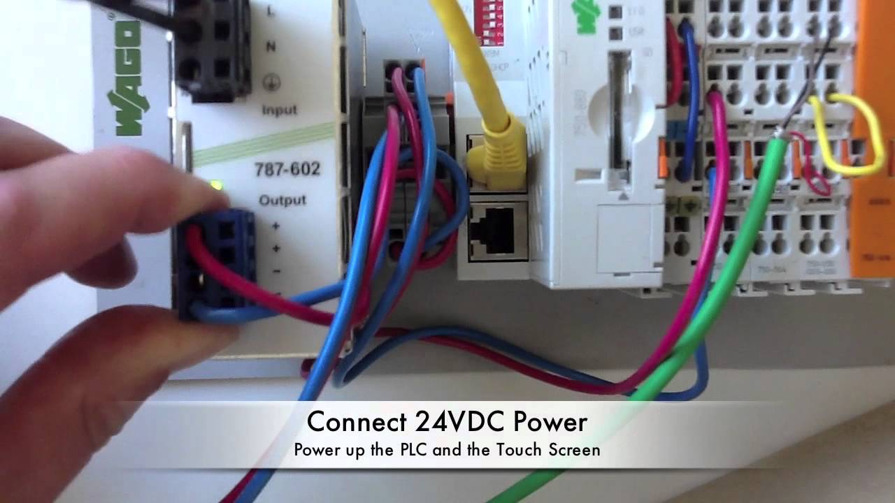 WAGO 750-Series PLC & Serial Touch Screen