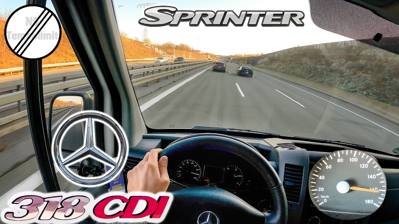 2007 Mercedes-Benz Sprinter 318 W906 шоссе POV (без ограничения скорости)