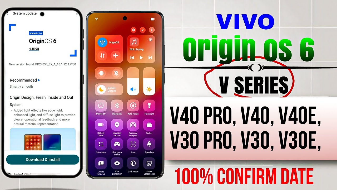 Origin os6 Vivo V series 100% confirm date || finally arrived final Date origin os6 V series 100%