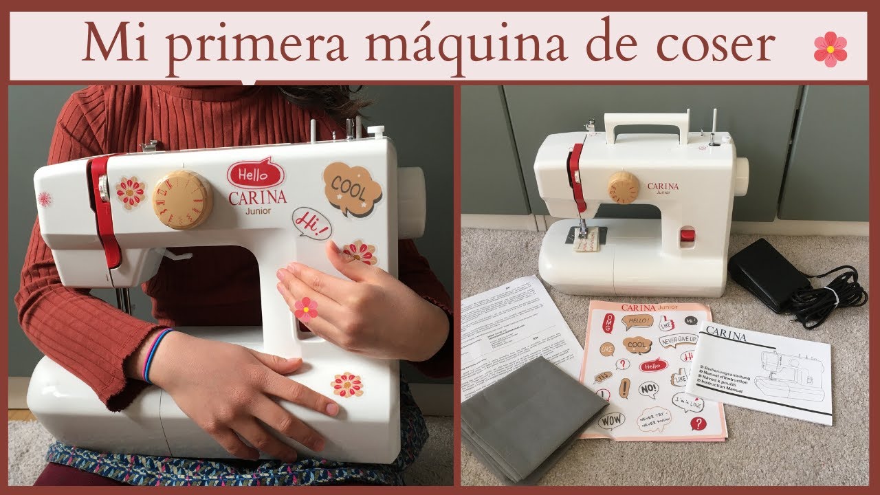 Carina Junior / máquina de coser de mi niña de 7 años / Die erste Nähmaschine meiner Tochter
