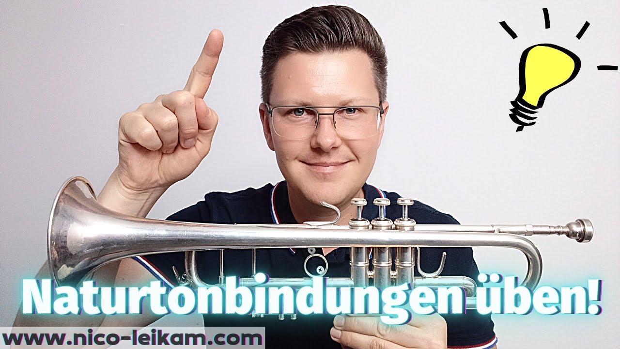 Naturtonbindungen üben | so kannst du BINDUNGEN auf der Trompete üben | Binden auf der Trompete 🎺