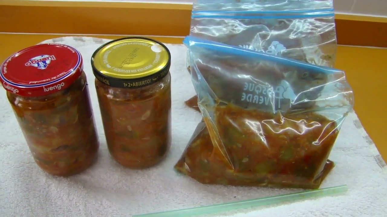 Pisto para conservar