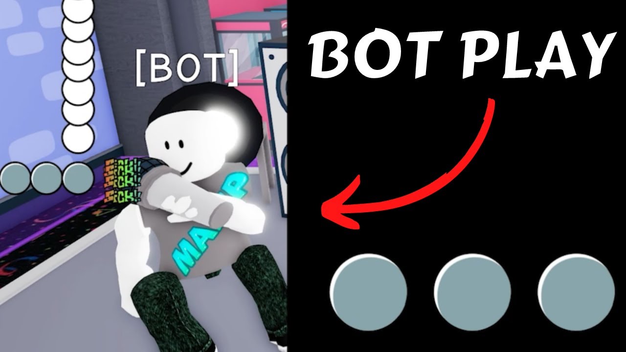 Destroying BOT PLAY In Roblox Funky Friday