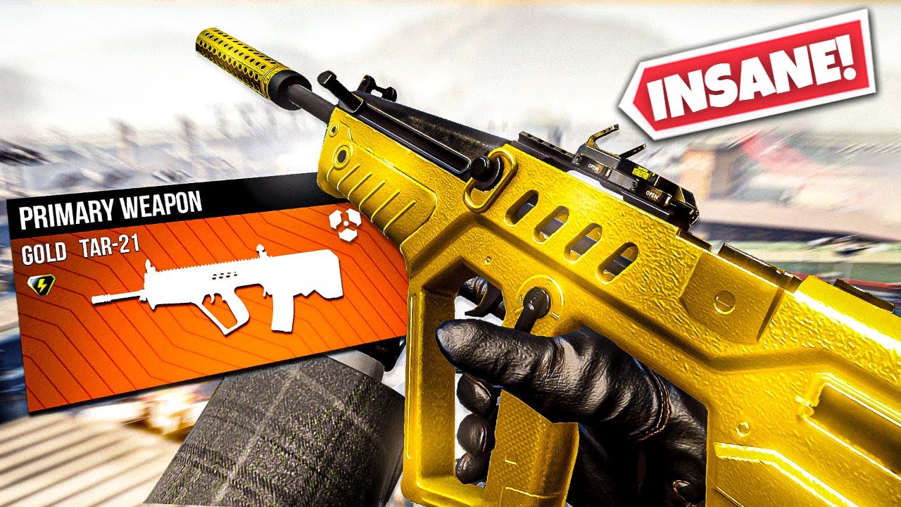 The GOLDEN TAR-21 has NO RECOIL! Ironsight Gameplay