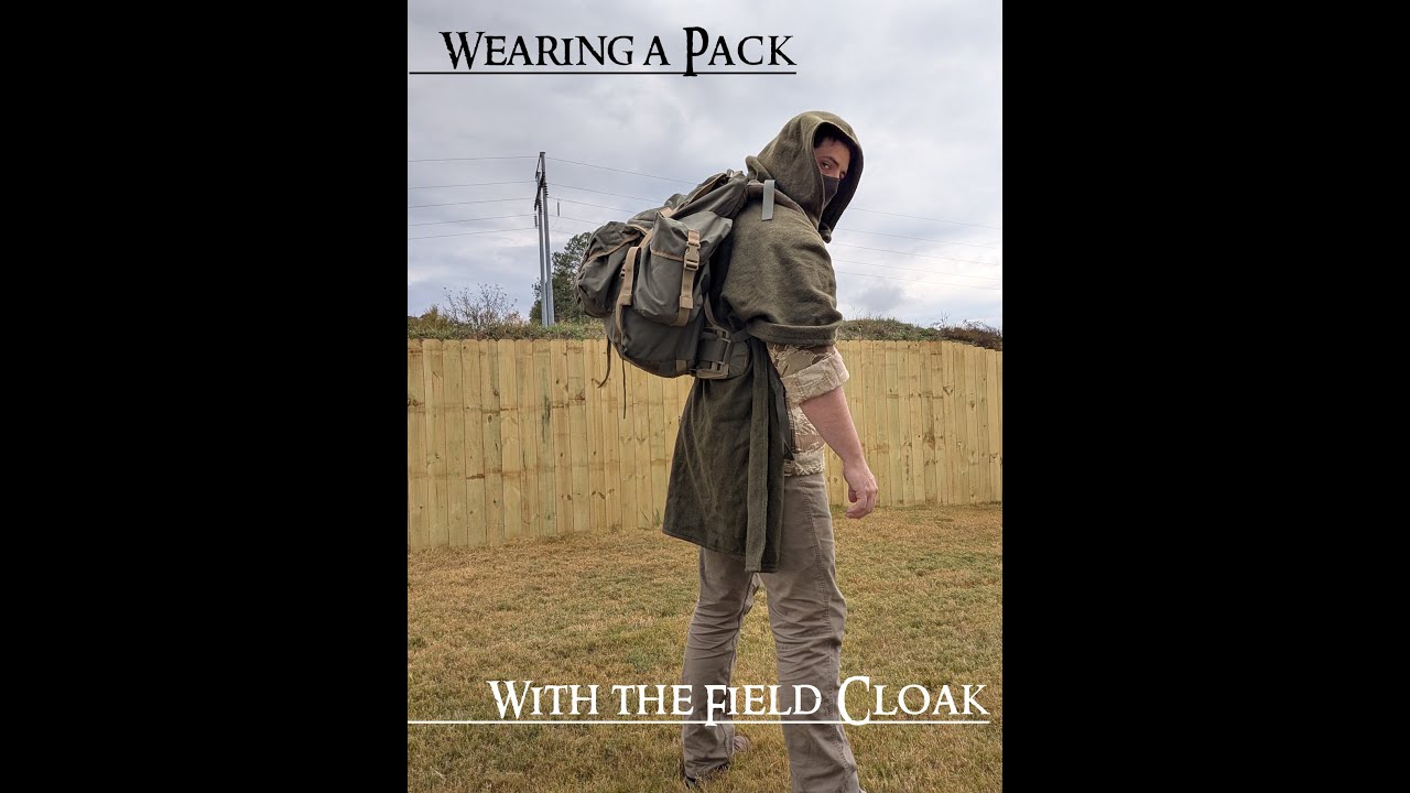 Five Star Alt. Field Cloak with a pack