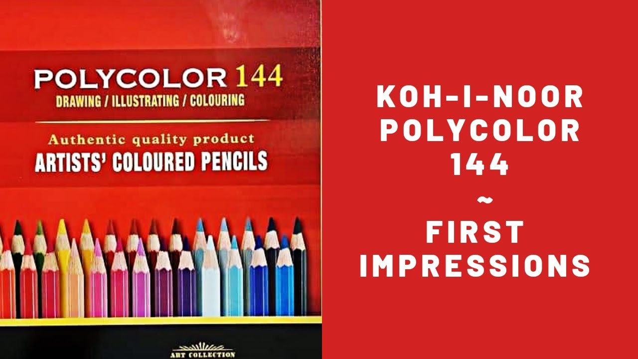 Koh-I-Noor Polycolor 144 ~ First Impressions