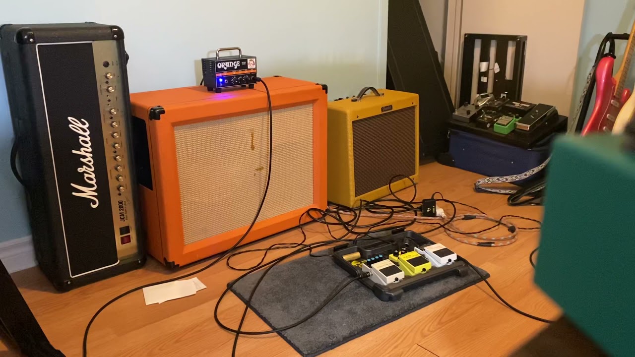 Orange Micro Dark 2x12 with boss SD1