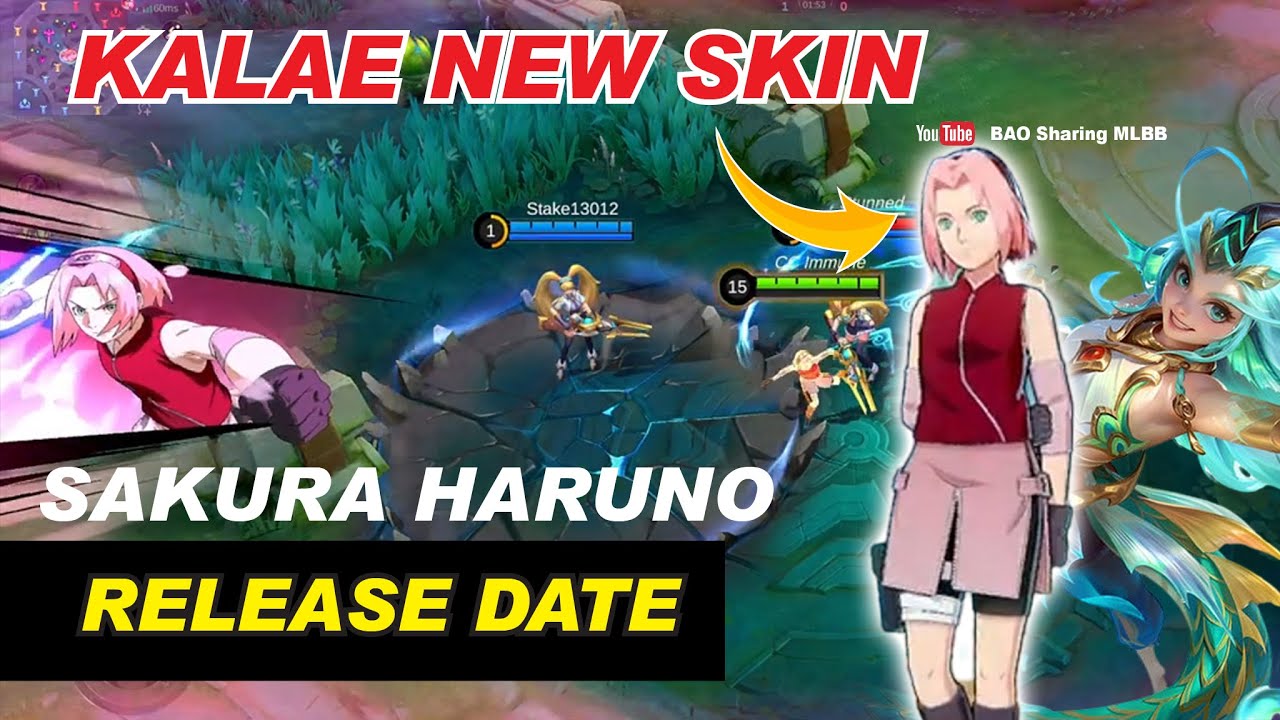 KALAE Sakura Haruno NEW SKIN Release Date | MLBB X NARUTO 2025