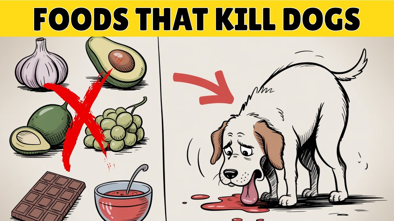 22 Common Foods That Will Kill Your Dog | Never Feed These!