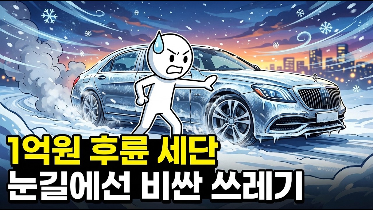 겨울철 눈길에서 후륜차가 시한폭탄인 이유