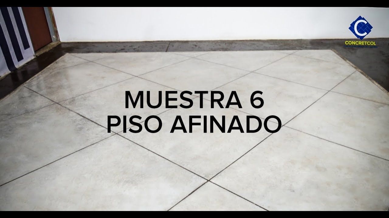 PISO AFINADO - MUESTRA 6