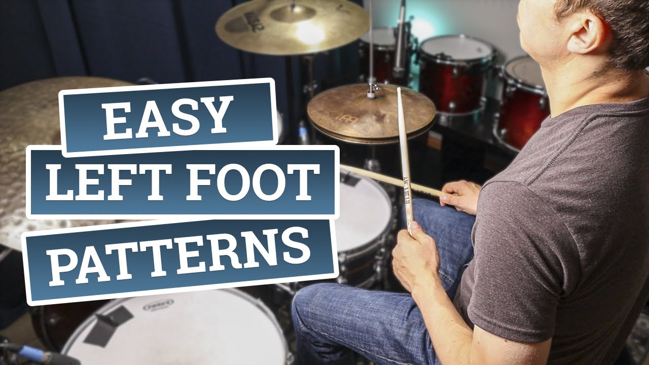 Left Foot Hi-Hat Patterns for Beginning Drummers